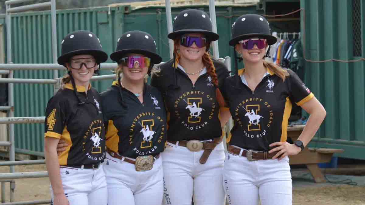 University of Idaho horse polo team.