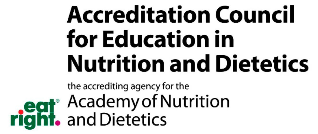 Accreditation Council for Education in Nutrition and Dietetics logo