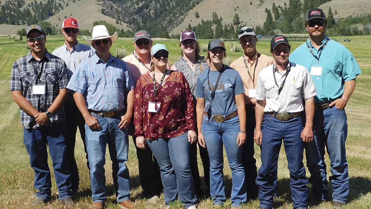 2021 YCC class participants left to right: Rick Turner (Kamiah), Kaleb Hopkins (Preston), Dan Davis (Jerome), Mason Roberts (Nampa), Tia Schumacher (Cottonwood), Makenze Griffiths (Preston), Salani Wilcox (Menan), Zane Loughmiller (Twin Falls), Casey Knudsen (Albion), Luke Thomas (Parma); not pictured, Caleb Wallis (Pahsimeroi).