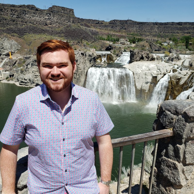 Michael Vanderpool at Palouse Falls.