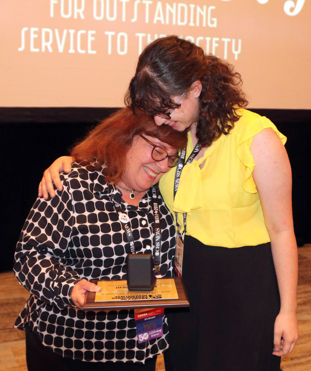 Tallent receives the Wells Memorial Key.