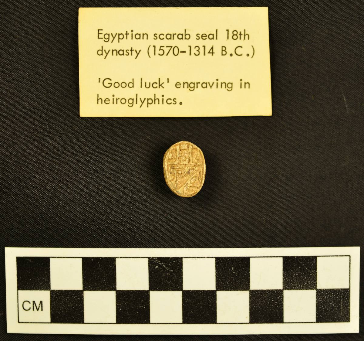 Egyptian scarab seal