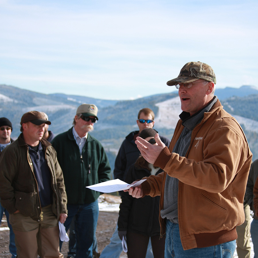 Potlatch Corporation stakeholders at Mica Creek