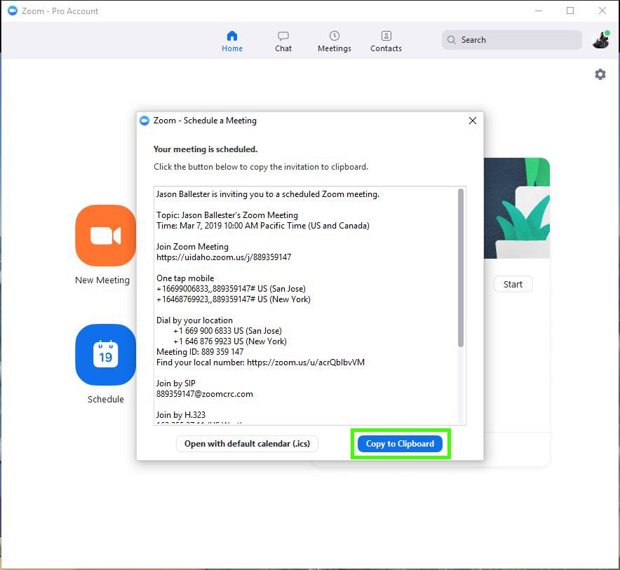 Zoom how-to screen shot