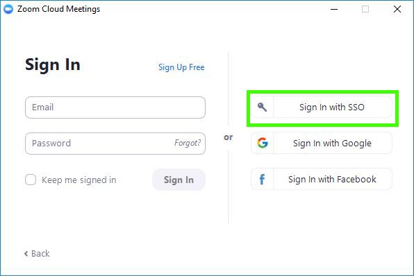 zoom sign in screen shot