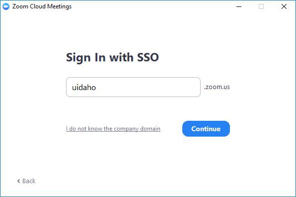 zoom sso screen shot