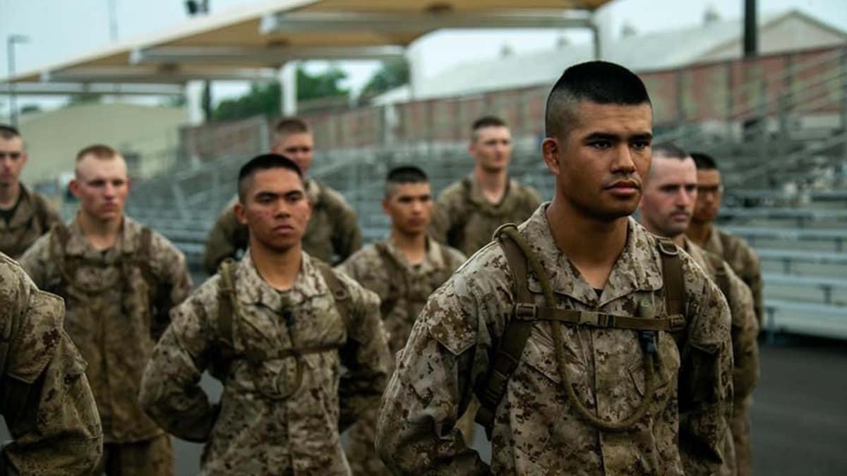 Midshipman, 1st Class Joshua Figueredo at training