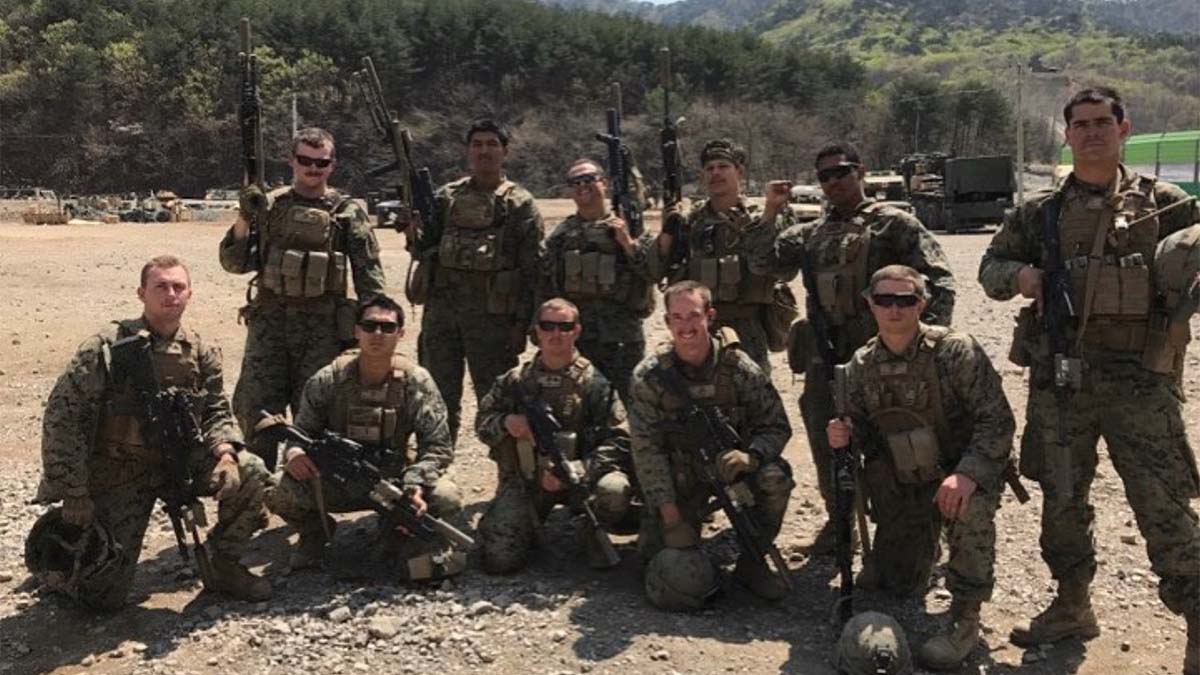 Christopher Moss at Camp Lejeune