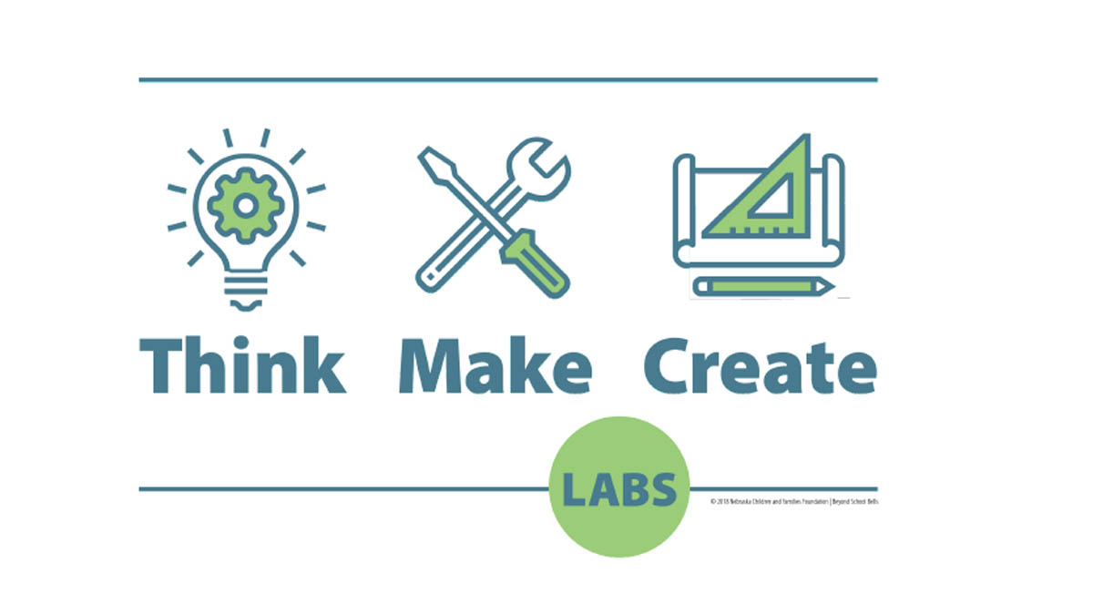 think - make - create graphic