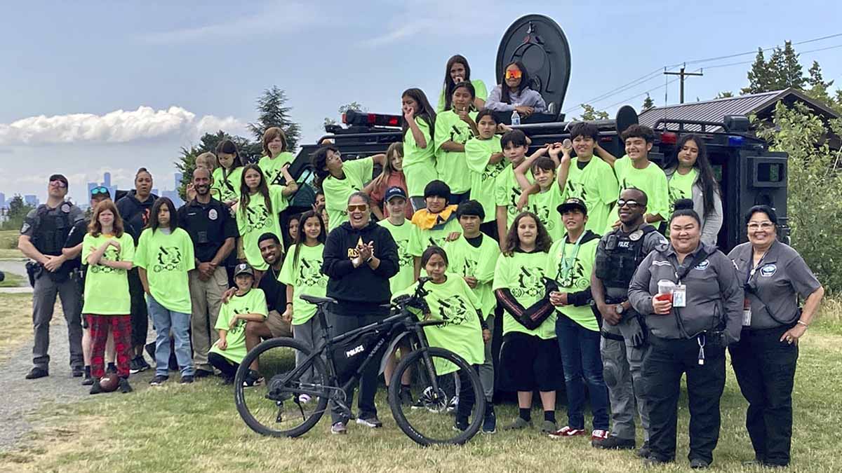 Nez Perce Reservation 2023 basketball team in Seattle, Washington.
