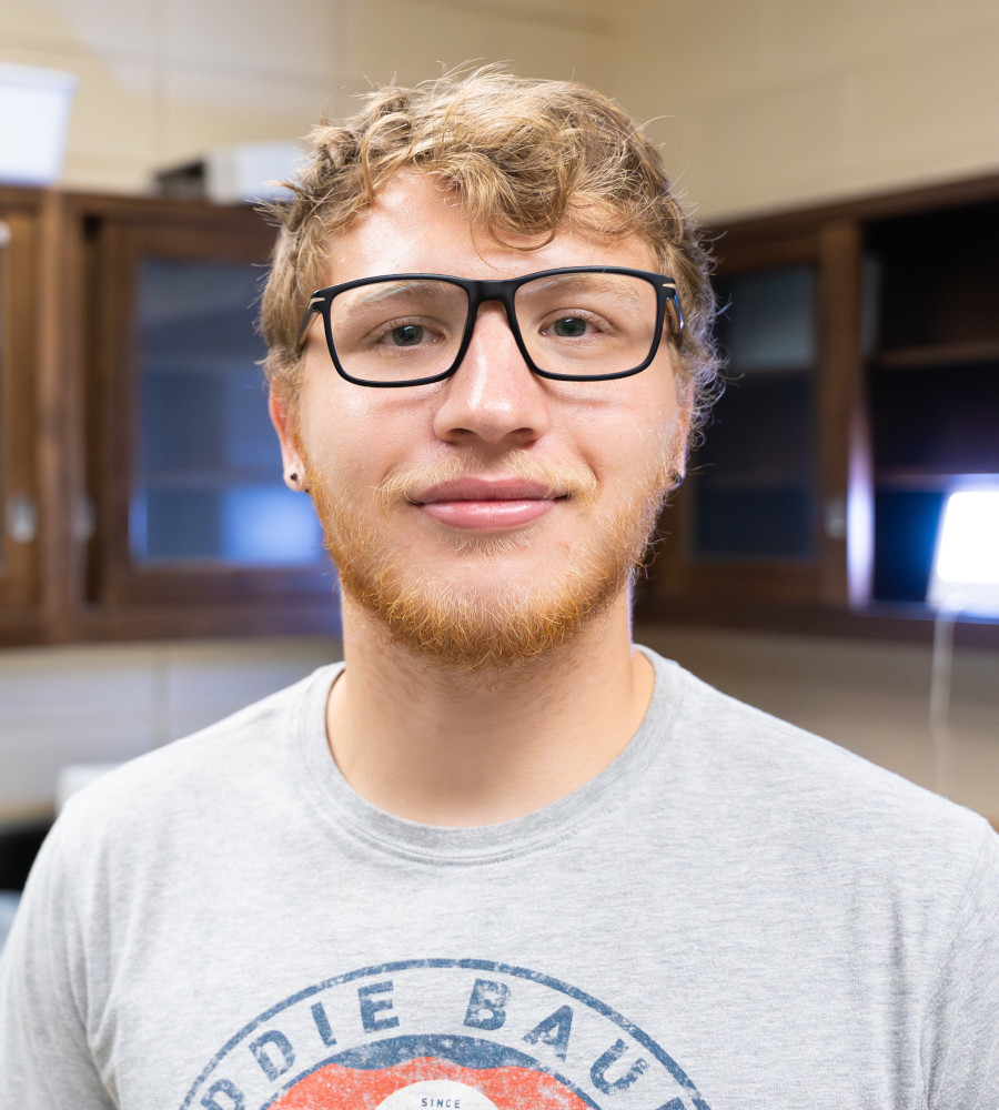 Mugshot of a male student.