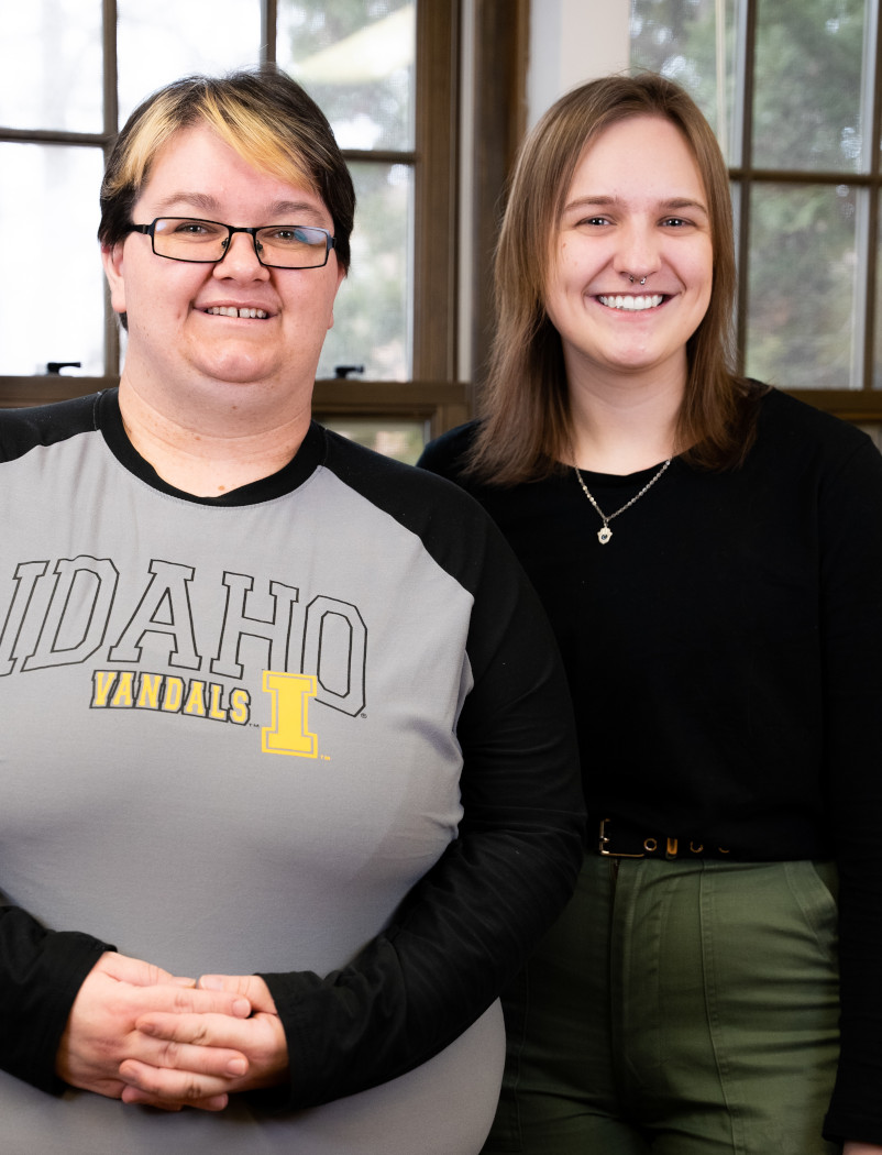 Christina Briggs-Mathers and Madison Wolf