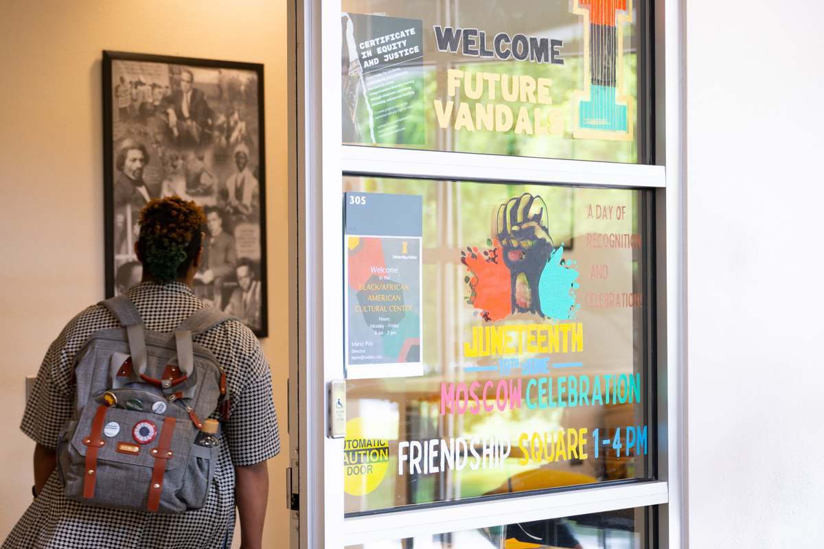 Black/African American Cultural Center door